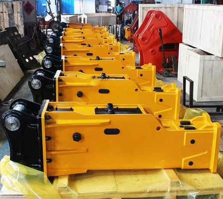 Precise Breaking Hydraulic Rock Breaker 13 Ton Excavator Attachments